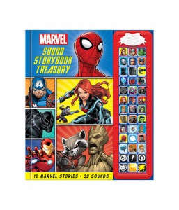 Marvel : Spider-man, Avengers, Black Panther, and More! Sound Storybook Treasury (Hardcover, Sound book)
