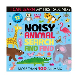 I Can Learn : Noisy Animal Search and Find (Board book, Sound book)