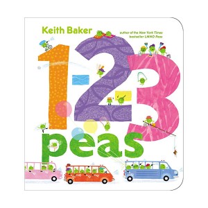 The Peas Series : 1-2-3 Peas (Board book)