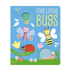 Busy Bees : Five Little Bugs (Board book, 영국판)
