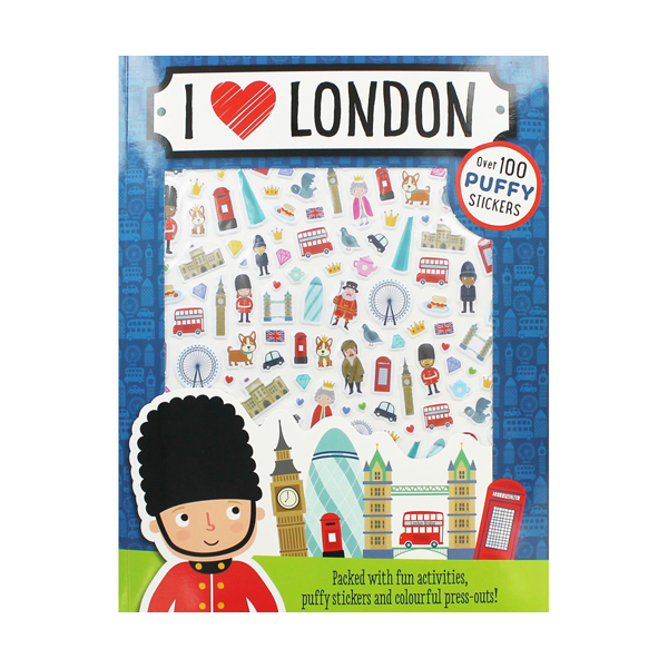 I Love London Puffy Sticker Activity Book