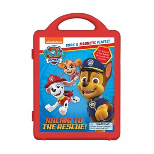 Nickelodeon PAW Patrol: Racing to the Rescue!: Book & Magnetic Play Set