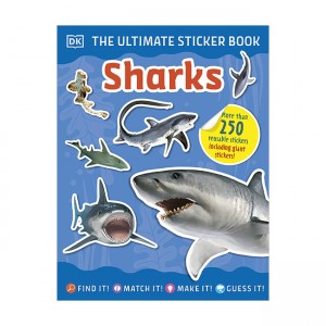 Ultimate Sticker Book Sharks (Paperback, UK)