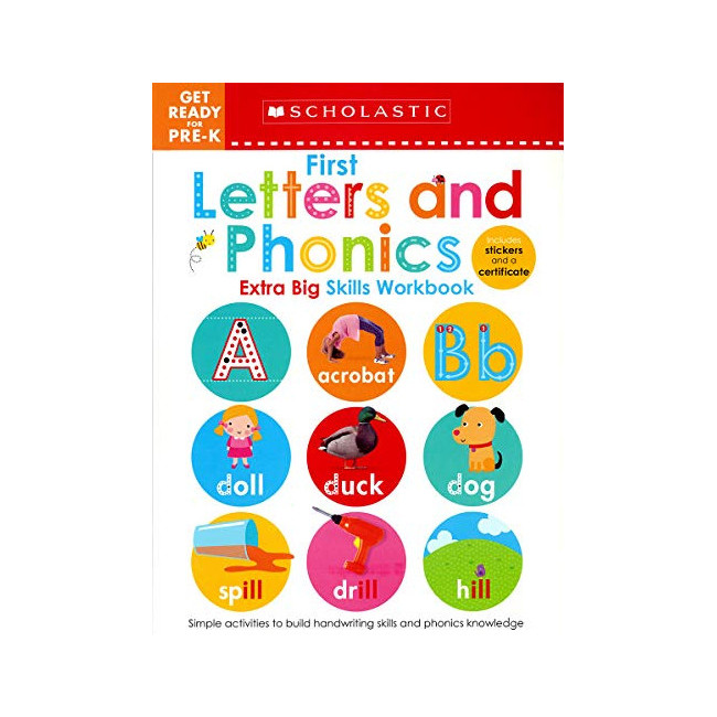 First Letters and Phonics Get Ready for Pre-K Workbook