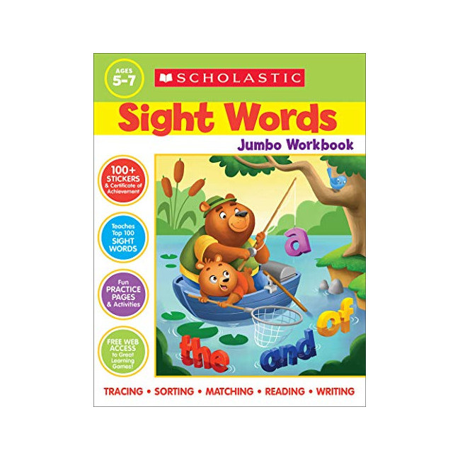 Scholastic Sight Words Jumbo Workbook