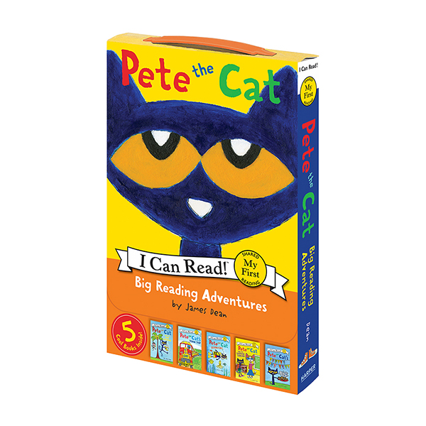 I Can Read My First : Pete the Cat : Big Reading Adventures 5 Books Boxed Set (Paperback)(CD)