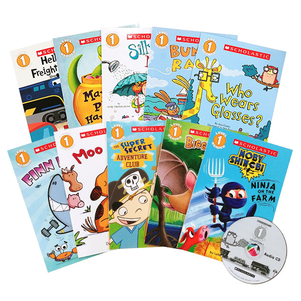 Scholastic Reader Level 1 : Collection #1 리더스 & CD Set  (Paperback 10종+CD 1장)