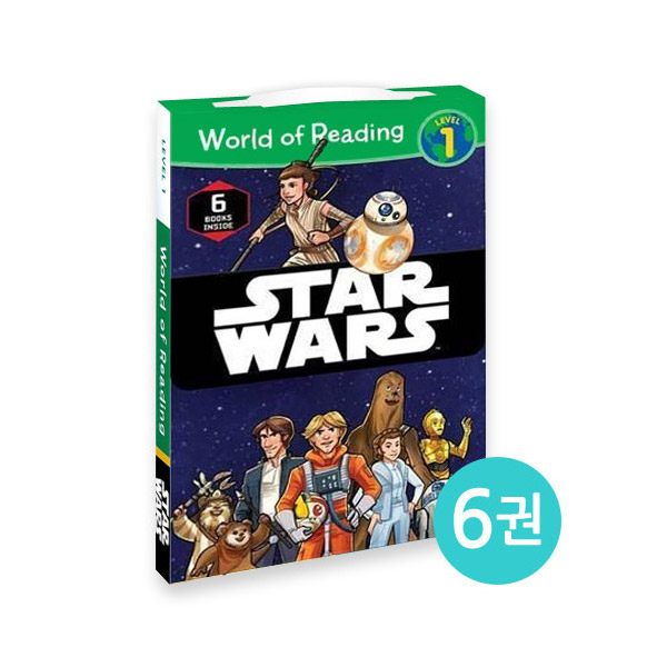 World of Reading Level 1 : Star Wars 리더스 6종 Box Set (Paperback)(CD없음)