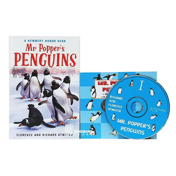 [1939 뉴베리] Mr. Popper's Penguins  Book & CD 세트 (Paperback+CD)