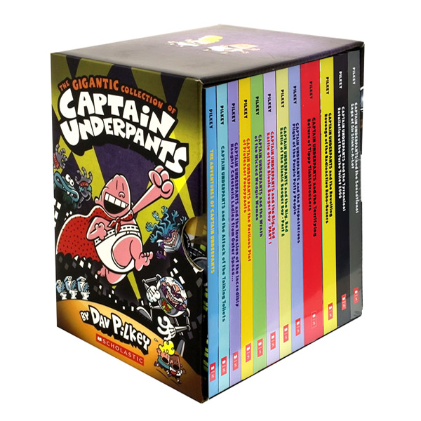 [] The Gigantic Collection of Captain Underpants #01-12 Boxed Set (Paperback)