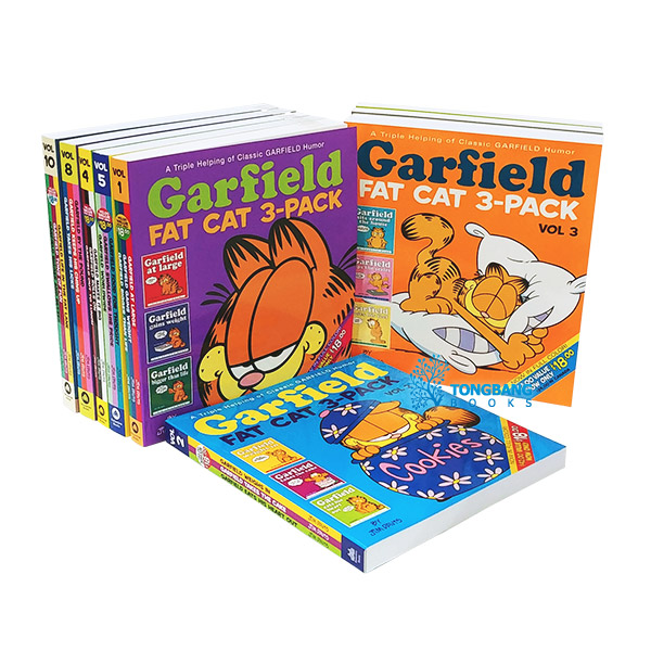 가필드 Garfield #1~#10 코믹스 10종 세트 (Paperback)(CD없음)