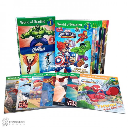 World of Reading Marvel  Pre 1 - 1ܰ 23 Ʈ (Paperback) (CD)
