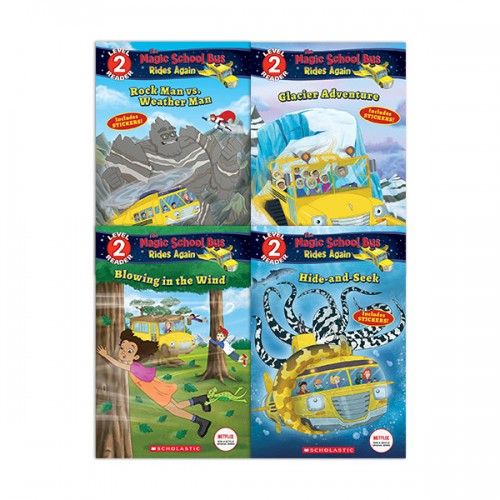 [ø] Scholastic Reader Level 2 : The Magic School Bus Rides Again   4 Ʈ (Paperback) (CD)