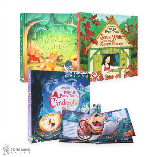 Usborne Pop-Up Fairy Tales ˾ 3 Ʈ (Board Book, ) (CD)