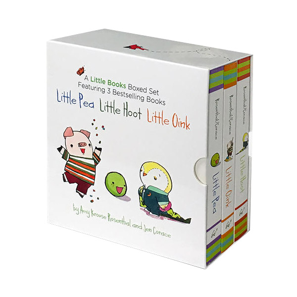 A Little Books Boxed Set Featuring : Little Pea, Little Hoot, Little Oink