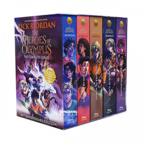 The Heroes of Olympus #01-5 Books Boxed Set (Paperback)(CD)
