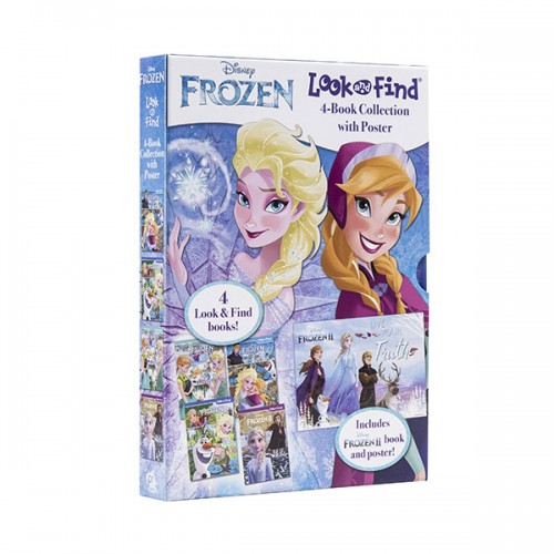 Disney Frozen and Frozen 2 Look and Find Activity Book Collection (Hardcover)