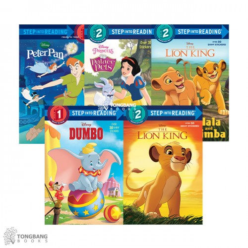 Step into Reading 1,2 : Disney Classic 리더스북 6종 세트 (Paperback) (CD없음)
