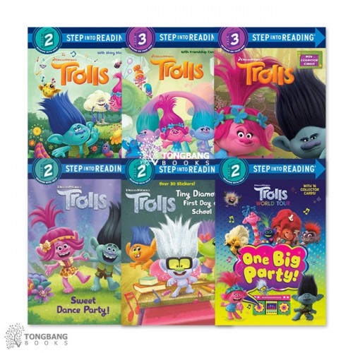 Step into Reading 2, 3단계 DreamWorks Trolls 시리즈 리더스북 7종 세트 (Paperback) (CD없음)