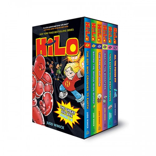 Hilo Book The Great Big 6 Books Box Set (Hardcover, Graphic Novel) (CD)
