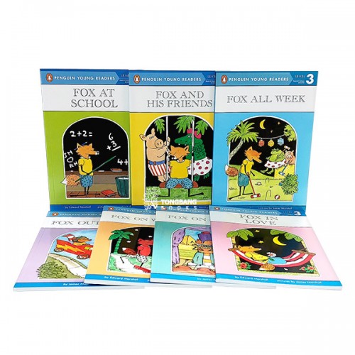 Penguin Young Readers 3 : Fox 시리즈 리더스북 8종 세트 (Paperback) (CD없음)