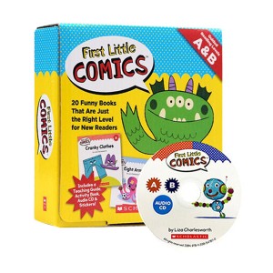 First Little Comics : Guided Reading Levels A & B (Book & CD)