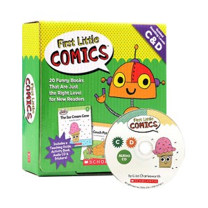 First Little Comics : Guided Reading Levels C & D (Paperback & CD)
