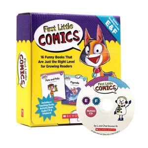 First Little Comics : Guided Reading Levels E & F (Book & CD)