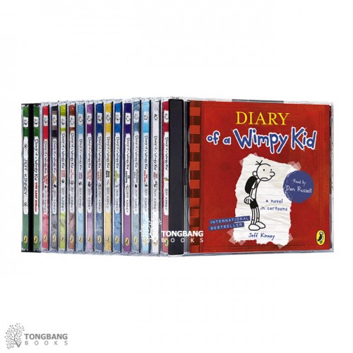 [★Listent&Read]Diary of a Wimpy Kid #01-15 Audio CD 세트 (도서미포함)