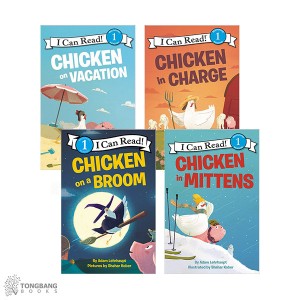 ★적립금 3배★ I Can Read 1 : Chicken 시리즈 리더스북 4종 세트 (Paperbakc)(CD없음)  