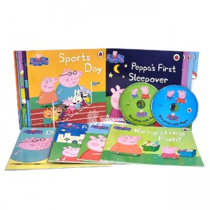 Peppa Pig 13 Books and 2 CD Colletion (Paperback 13 & Audio CD 2, ) 