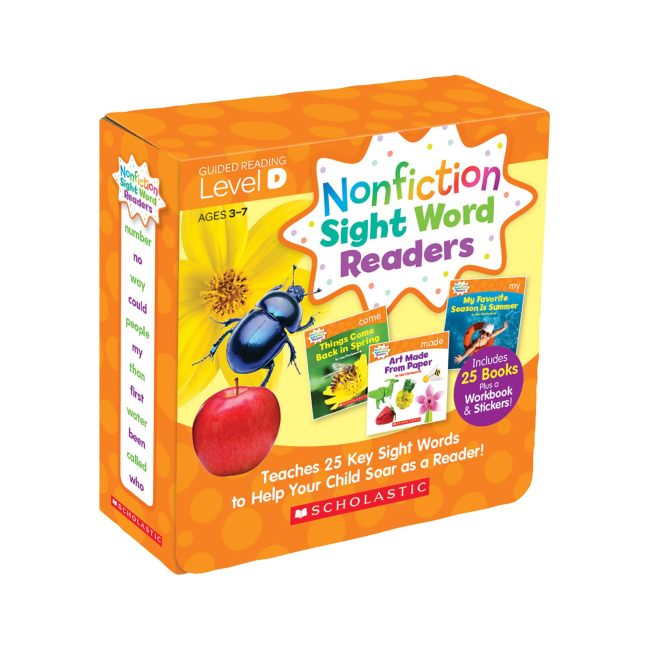 Nonfiction Sight Word Readers Level D