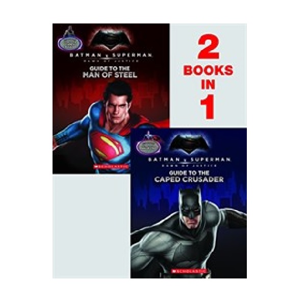Batman V Superman : Dawn Of Justice : Guide to the Caped Crusader / Guide to the Man of Steel: Movie Flip Book (Paperback)