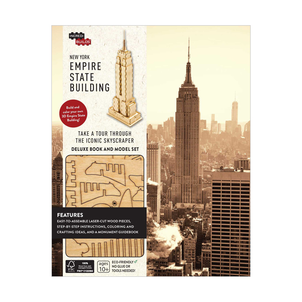 IncrediBuilds : New York : Empire State Building Deluxe Book and Model Set (Hardcover)