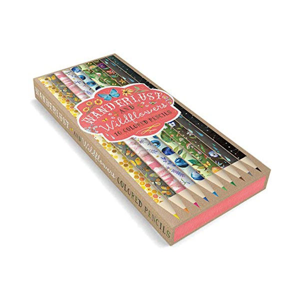 Wanderlust and Wildflowers : 10 Colored Pencils