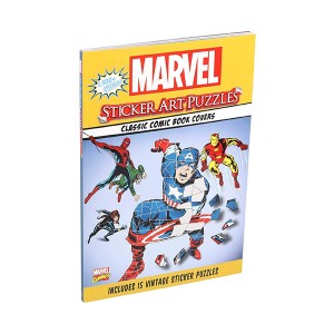Marvel Sticker Art Puzzles (Paperback)