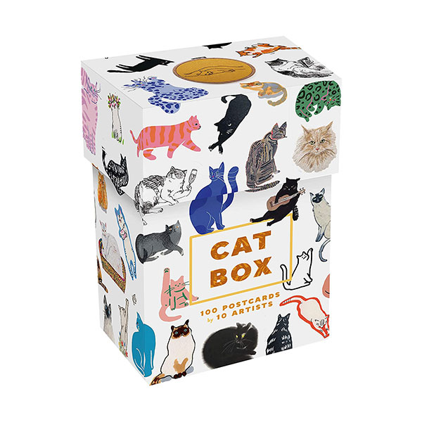 Cat Box : 100 Postcards by 10 Artists