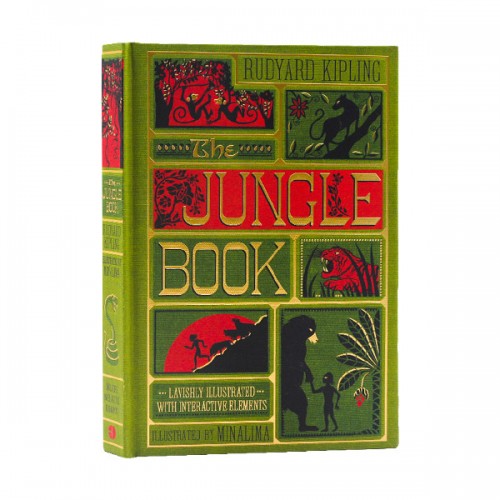 Minalima Classics : The Jungle Book : Illustrated with Interactive Elements (Hardcover)