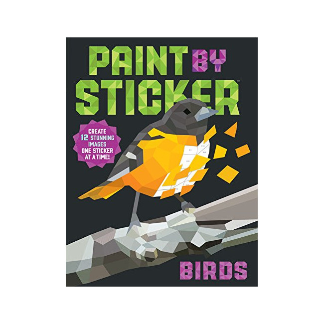 Paint by Sticker: Birds : Create 12 Stunning Images One Sticker at a Time!