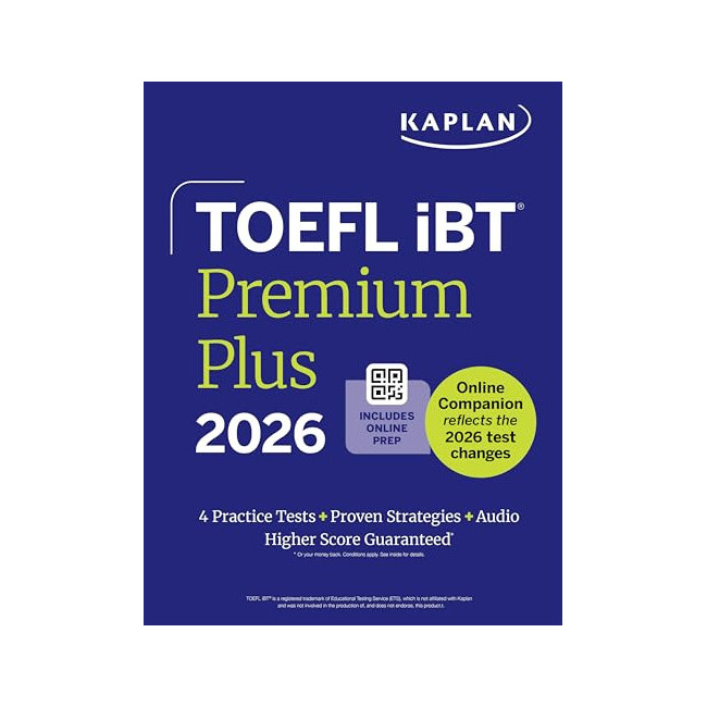 TOEFL iBT Premium Prep 2026 - Kaplan Test Prep