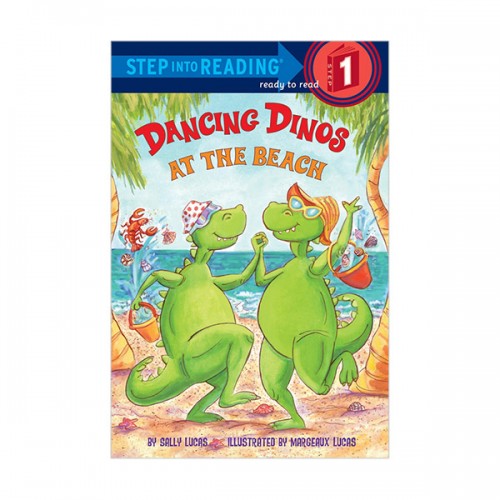  Step Into Reading 1 : Dancing Dinos at the Beach (Paperback)