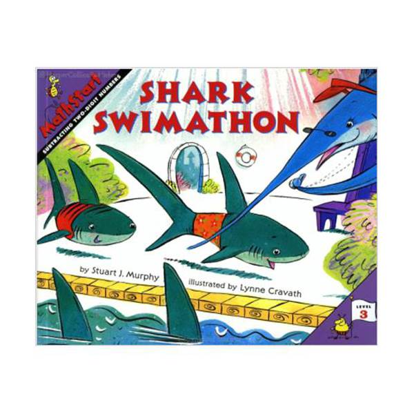MathStart 3 : Shark Swimathon: Subtracting Two Digit Numbers