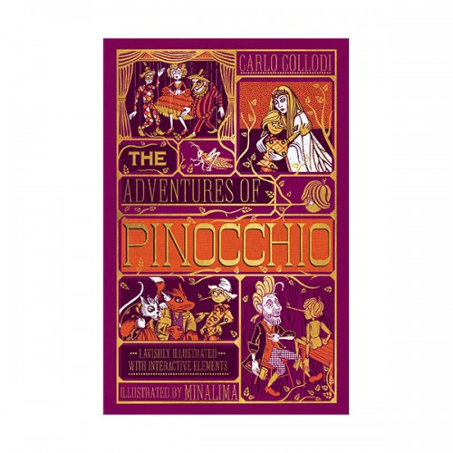 Minalima Classics : Adventures of Pinocchio, The [Illustrated with Interactive Elements] (Hardcover)