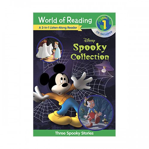 World of Reading Level 1 : 3-in-1 Listen-Along Reader : Disney's Spooky Collection