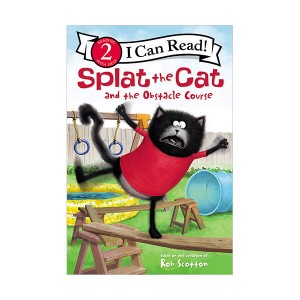  I Can Read 2 : Splat the Cat and the Obstacle Course (Paperback)