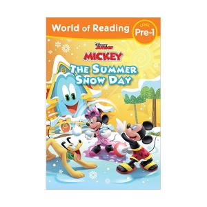 World of Reading Pre-Level 1 : Mickey Mouse Funhouse : The Summer Snow Day(Paperback)