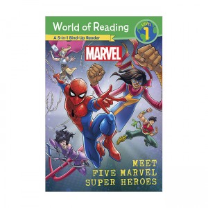 World of Reading Level 1 : 5-in-1 Meet Five Marvel Super Heroes