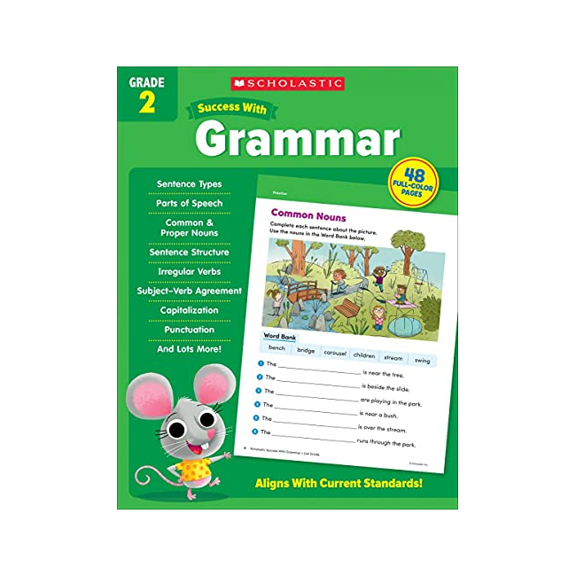 Scholastic Success With Grammar Grade 2 Workbook