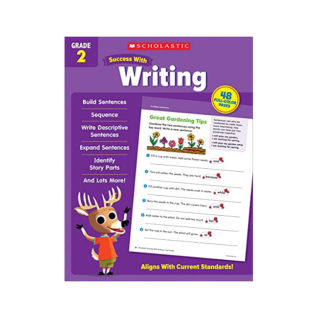 Scholastic Success With Writing Grade 2 Workbook (Paperback, ̱)