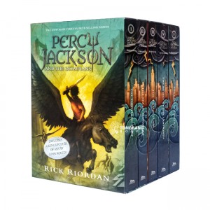 Percy Jackson and the Olympians 5 Book Paperback Boxed Set  (Paperback, ̱)
